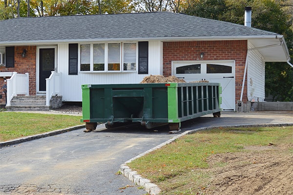 there are guidelines for safely loading items into residential dumpsters to prevent injury and damage